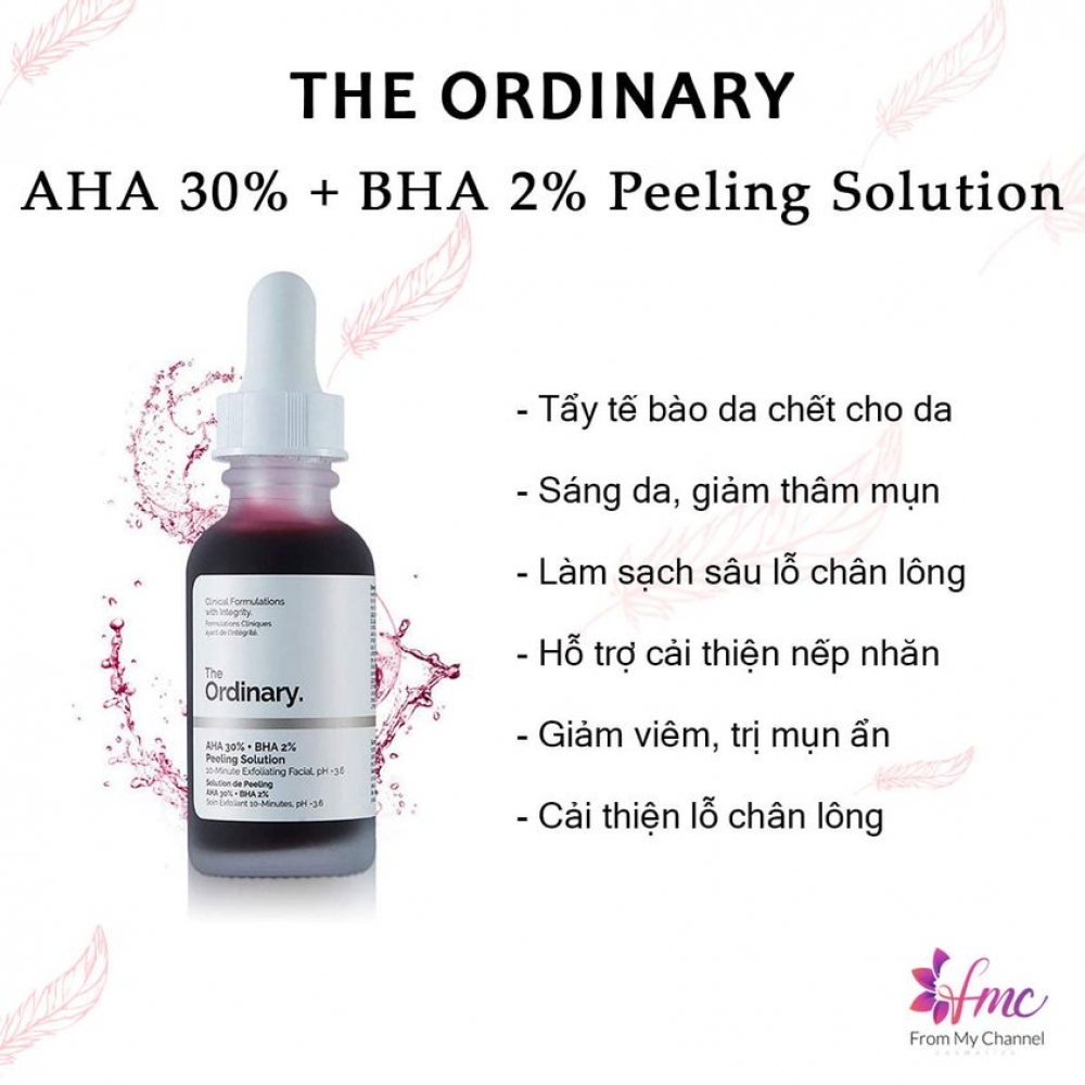 The Ordinary Aha 30 Bha 2 Peeling Solution Tẩy Tế Bào Chết Hóa